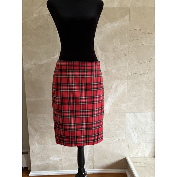 Holiday Plaid Skirt Bundle – Talbots & J.Crew Size 6, Tartan, Festive Academia - Picture 3 of 16